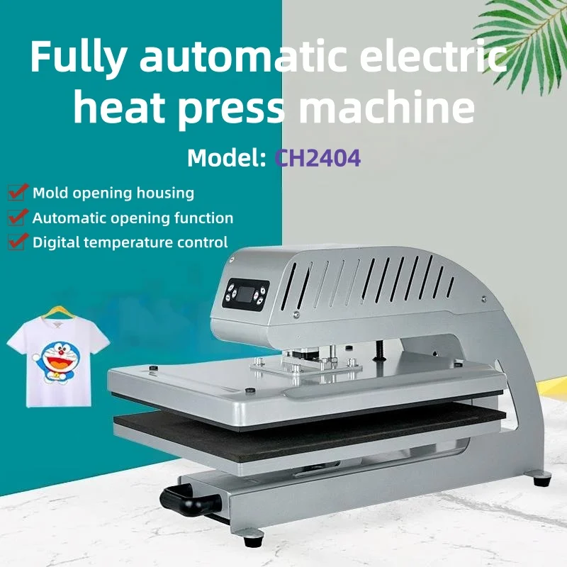 Electric Fully Automatic Stenciling Machine and Heat Transfer Machine Is Suitable for T-shirt Clothing and Film Heat Transfer