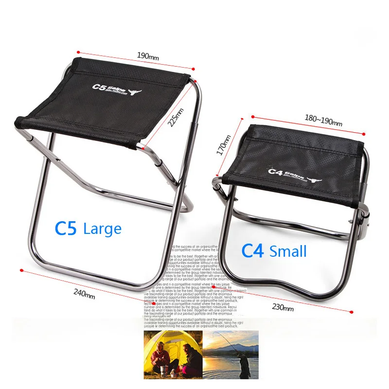 Silla Plegable para acampar y pescar, taburete de playa portátil para exteriores, Kamp Sandalyesi