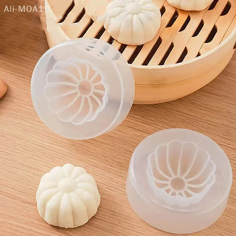 Chinese Baozi Mold DIY Pastry Pie Dumpling Maker Steamed Stuffed Bun Making Mould Bun Makers Kitchen Gadgets Baking Pastry Tool