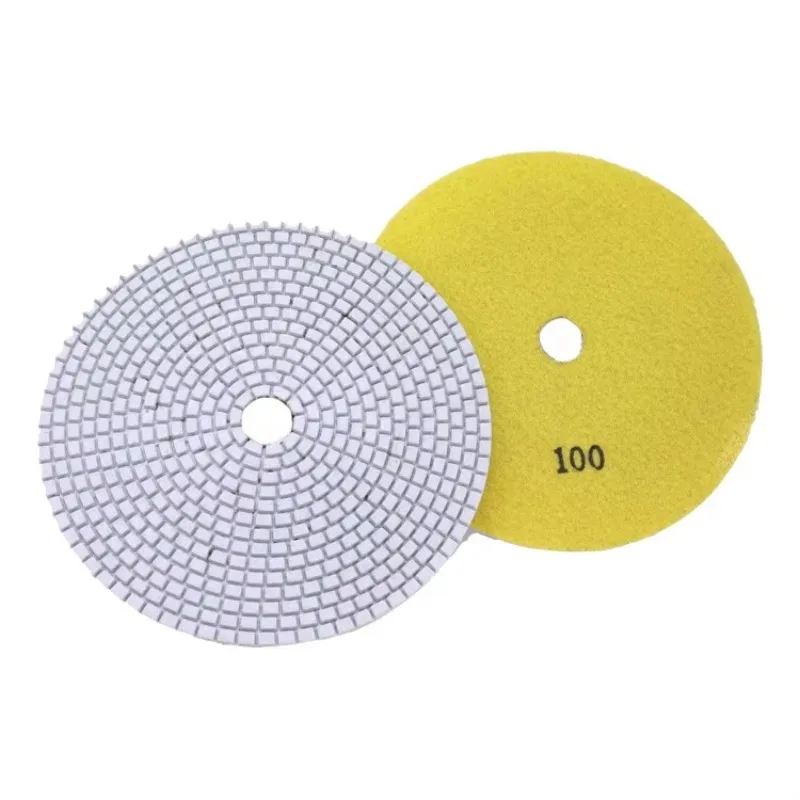 Wet Use Resin Diamond Polishing Pads For Terrazzo Concrete Marble Granite Limestone