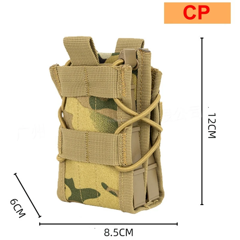 5.56 7.62 podwójna kieszeń na magazynki 1000D nylonowa kabura na magazynki Molle Outdoor Hunting Airsoft etui na akcesoria do M4