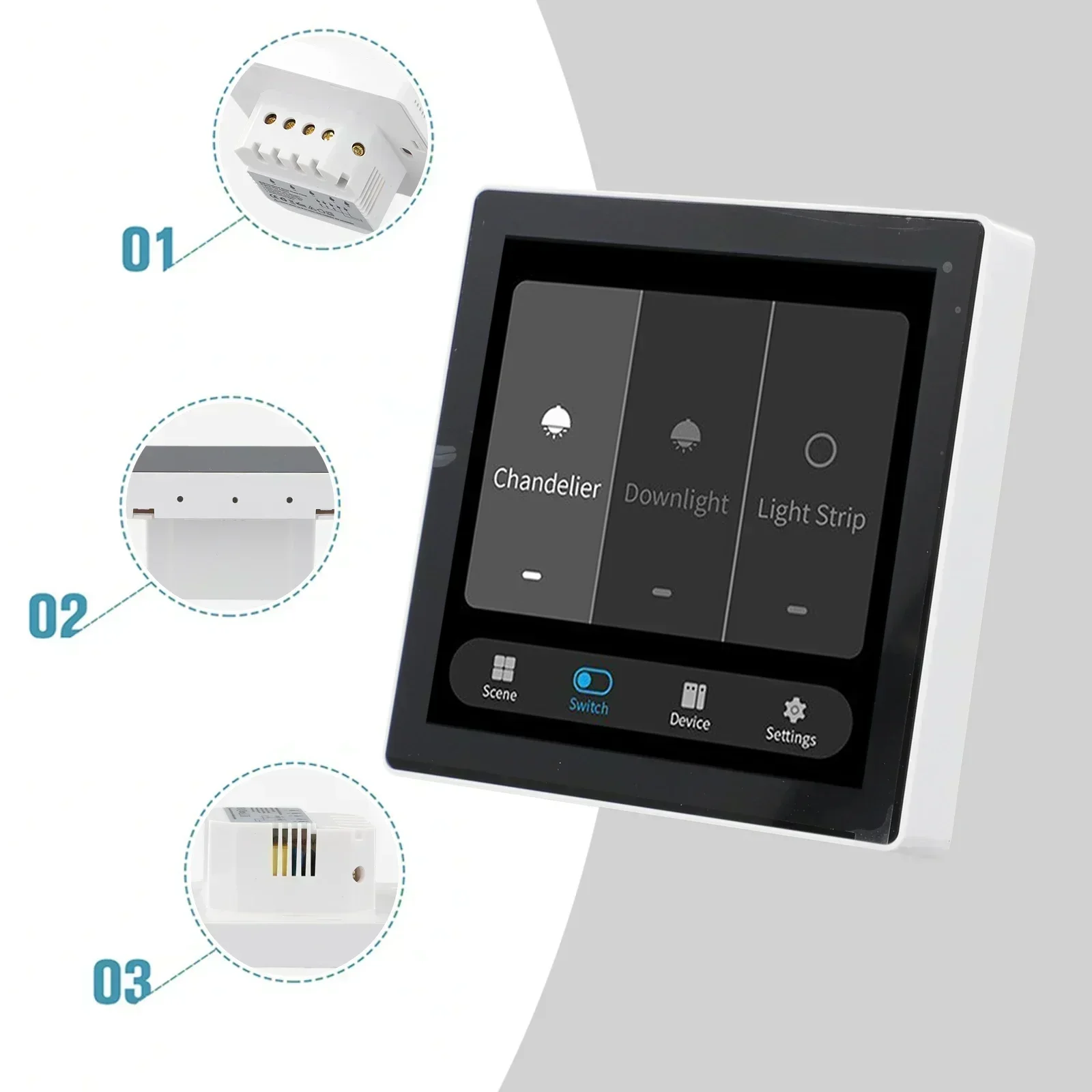 Water Controller Valve Replacement Spare Accessories Easy Installation For Zigbee Control Panel Long Lasting Practical Brand New