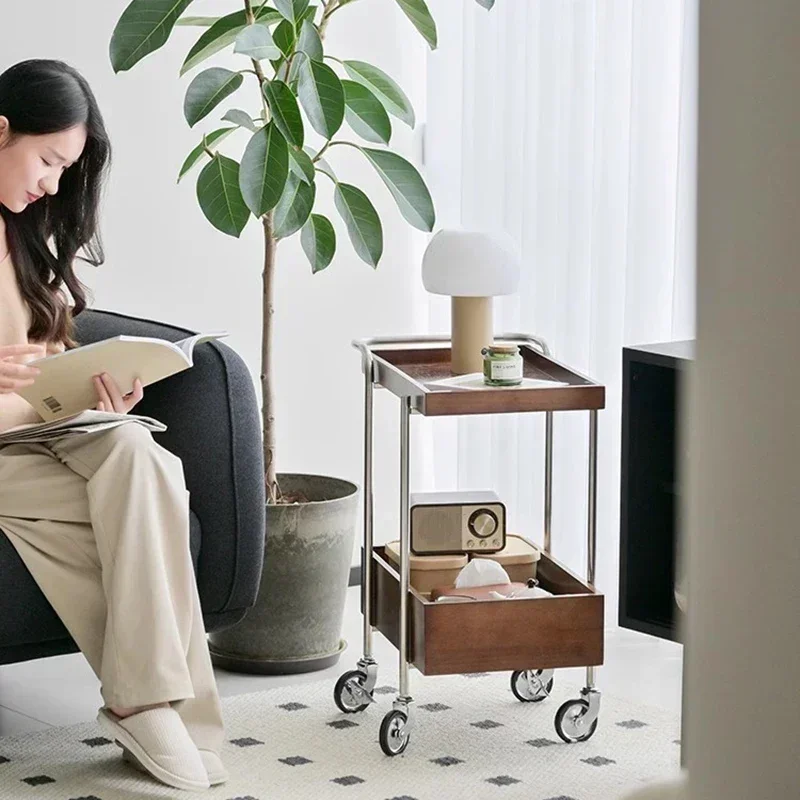 Оles de cuisine جزيرة المطبخ وعربات البقالة في الهواء الطلق الحلوى المتداول غرفة المعيشة تخدم Wagen Mit Rollen أثاث المنزل #3