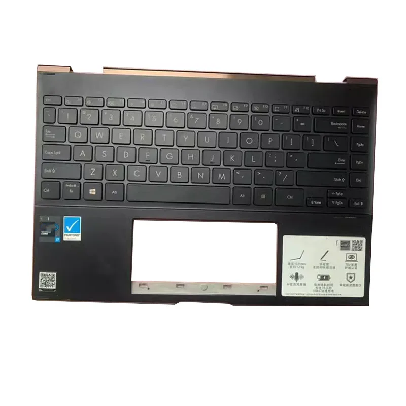 Imagem -01 - Usado Palmrest Top Case us Backlight Keyboard para Asus Uxf3000e Ux363j usado palmrest top case us backlight keyboard para asus uxf3000e ux363j 01