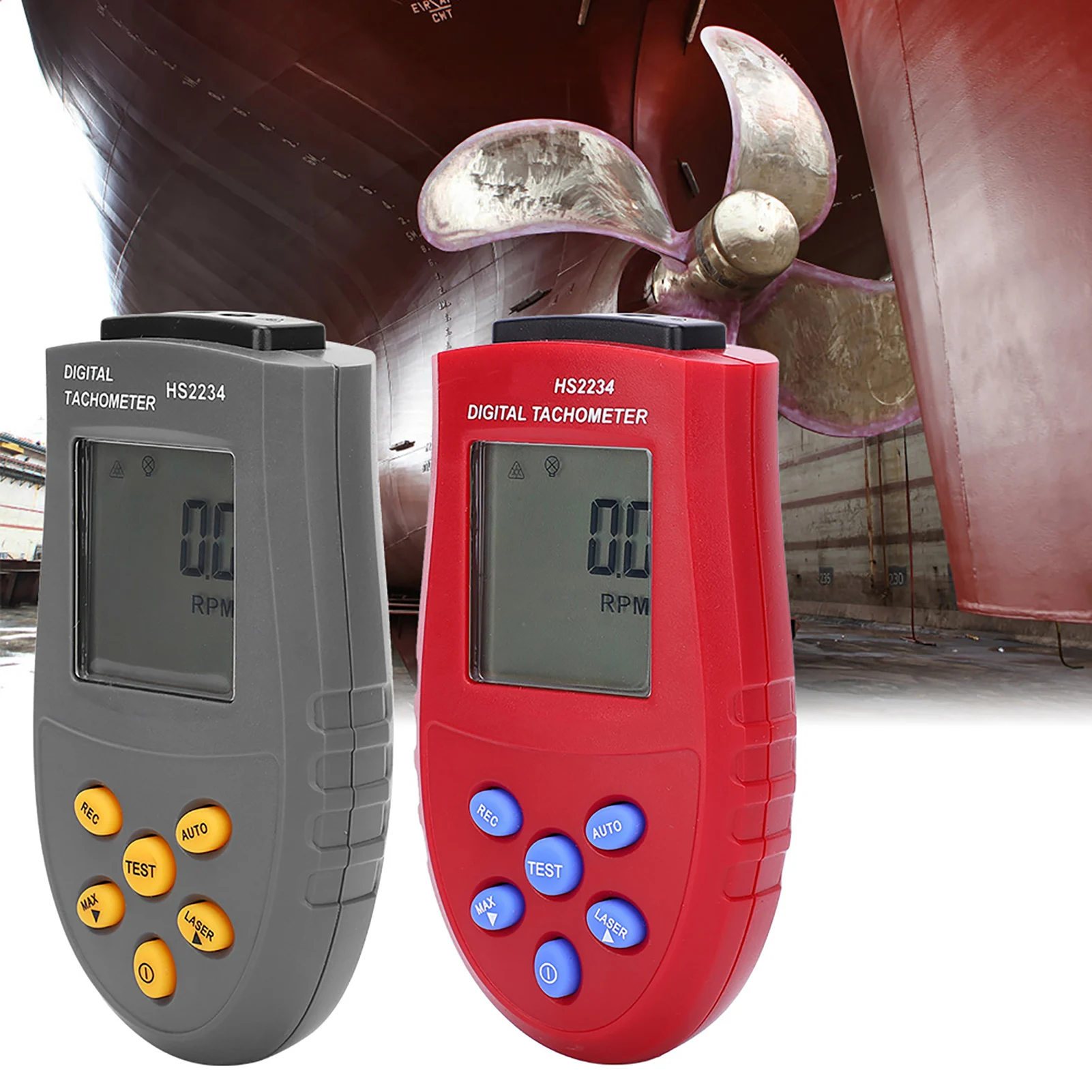 Digital Speedometer Digital Tachometers HS2234 Tachometer Non Contact Digital Display Speedometer Digital Tachometers Tachometer