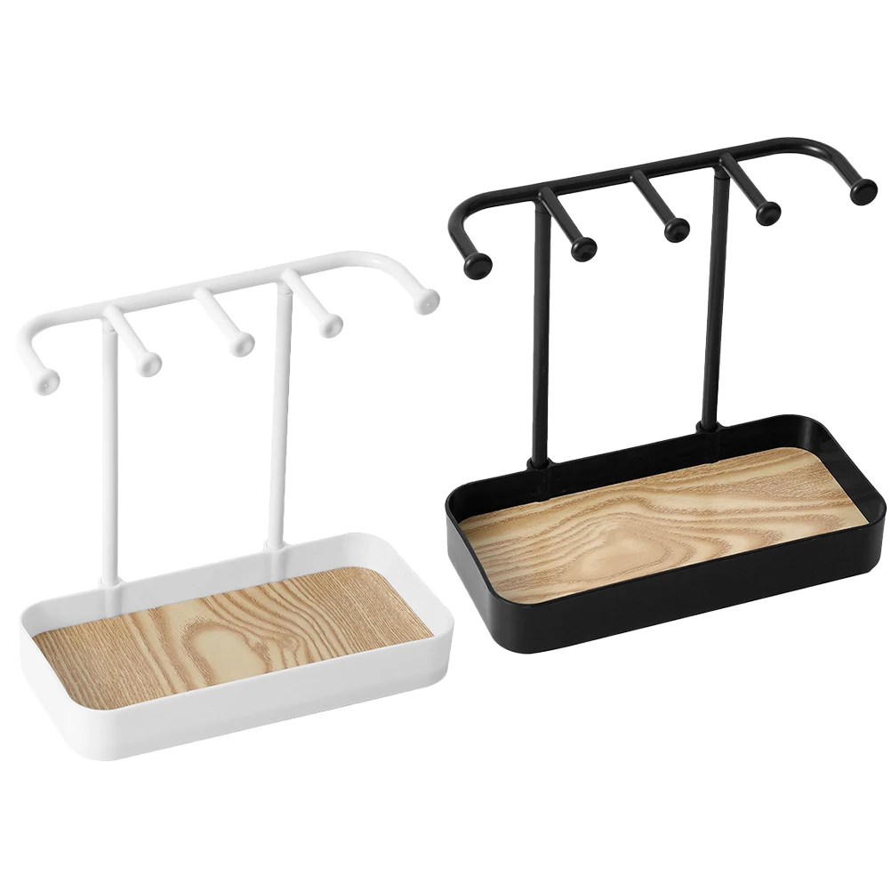 

Подставка для браслетов и ожерелий (2 шт.) с плоским устойчивым основанием, элегантный органайзер для ювелирных изделий для рабочего стола и выставок