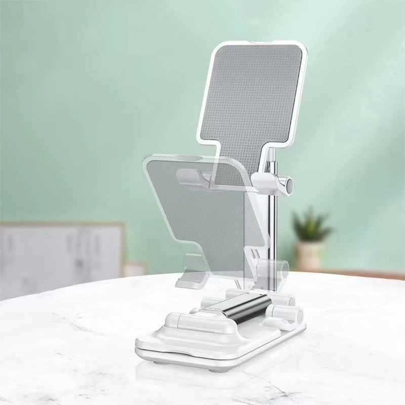 Sea of Flowers Foldable Desktop Lazy Mobile Phone Holder for IPhone IPad Multi-Function Telescopic Adjust Universal Support