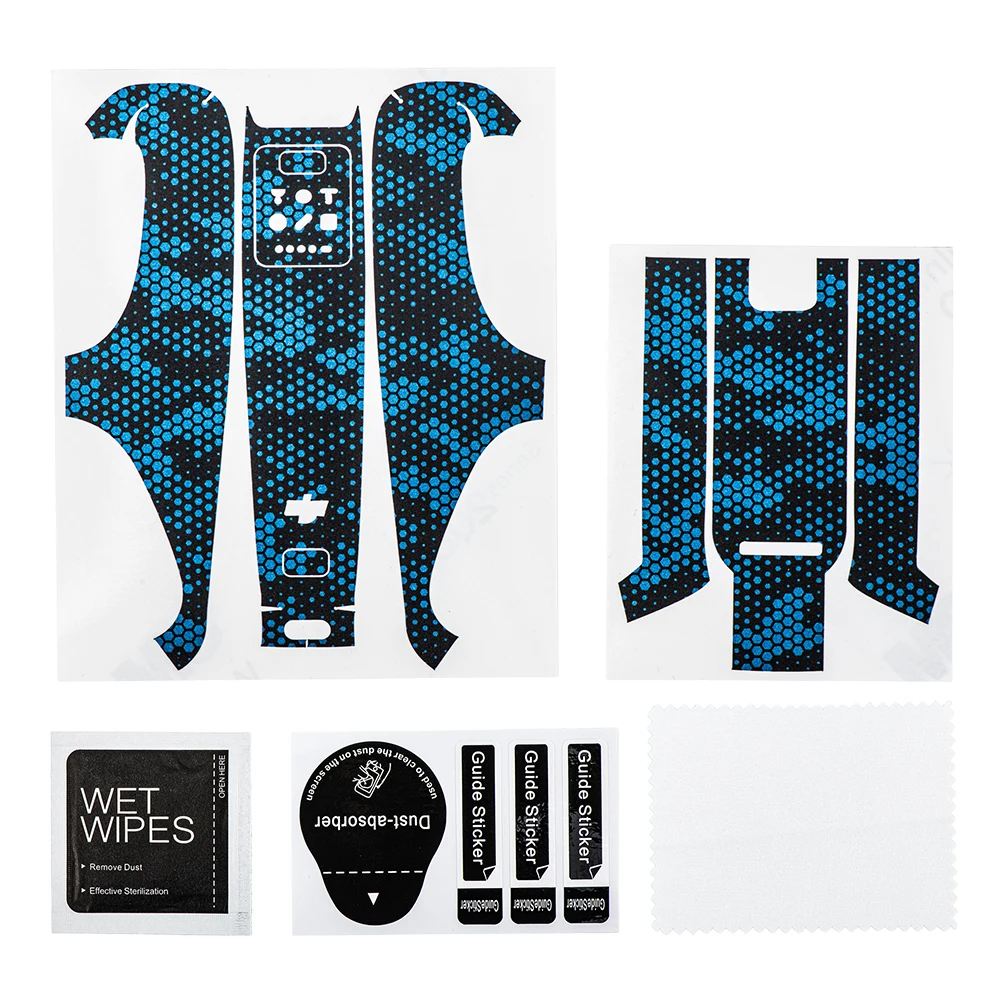 مجموعة ملصقات الفينيل شارات الطائرة بدون طيار DIY المضادة للخدش الملونة ملصق مزخرفة كومبو الجسم طبقة رقيقة واقية لملحقات DJI Neo