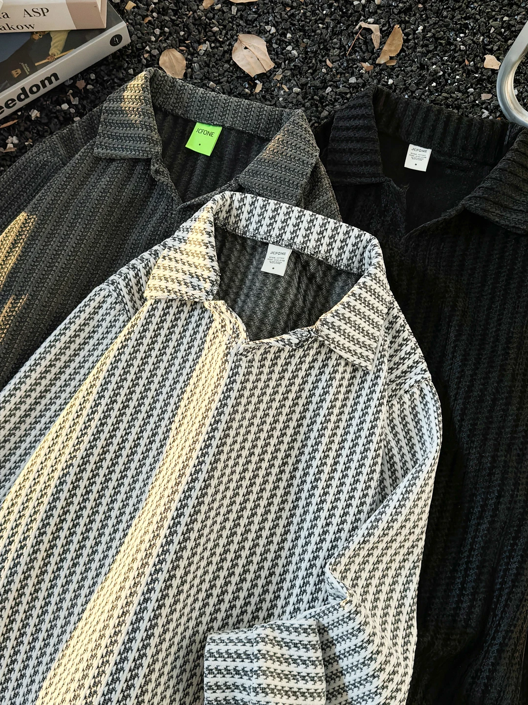 

Мужская толстовка оверсайз в стиле Fragrance, свободная, с длинным рукавом, с воротником, американская ретро-одежда для осеннего сезона