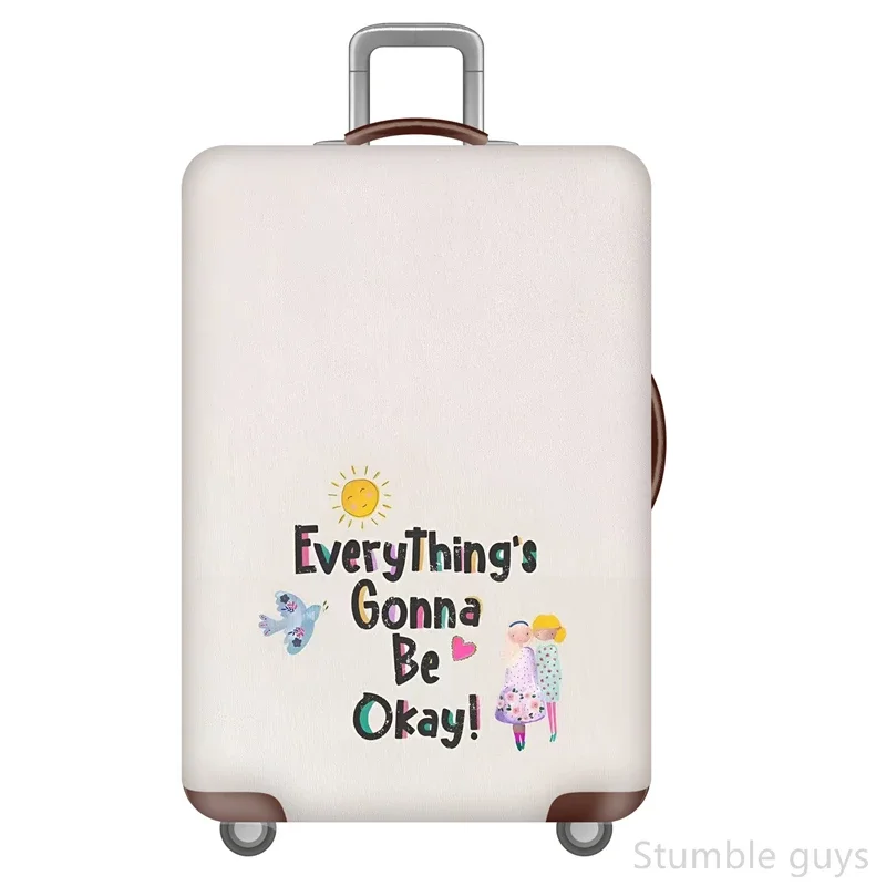

Durable Elastic Anti-Scratch Luggage Cover Protective Dustproof Suitcase Sleeve Reliable Fits 18-32 Inch Rolling Luggage
