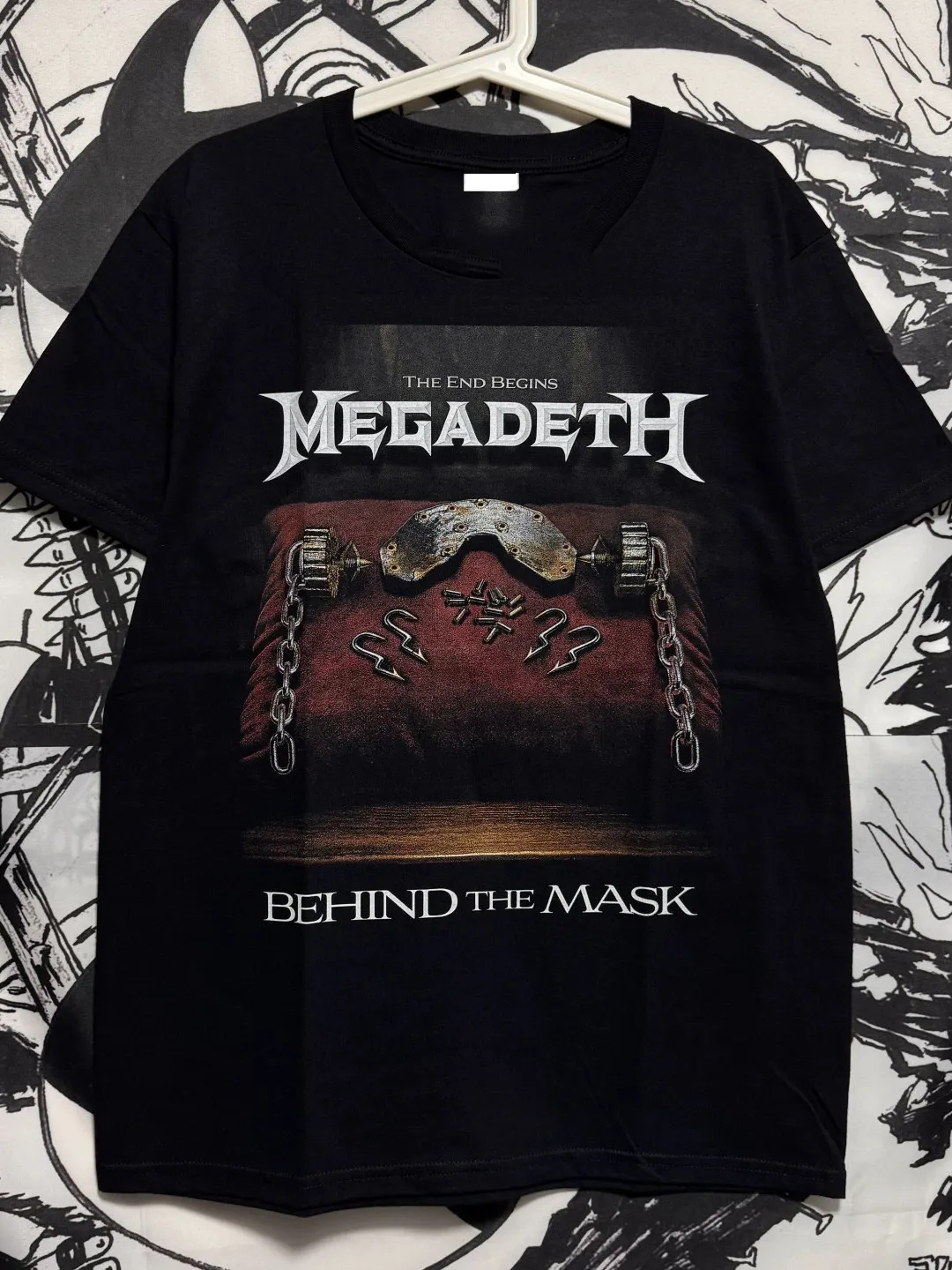 2026 MEGADETH Band Surrounding Europe and America Hot Current Metal Rock Pure Cotton Men's and Women's T-shirts