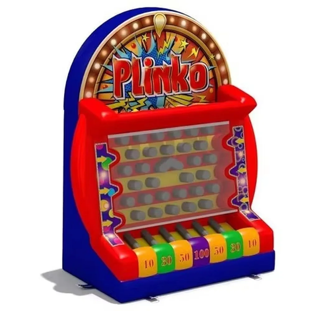 Inflatable Pinball Game Carnival Sports Party Rental Equipment for Kids Adults Fun Interactive Plinko Game Outdoor