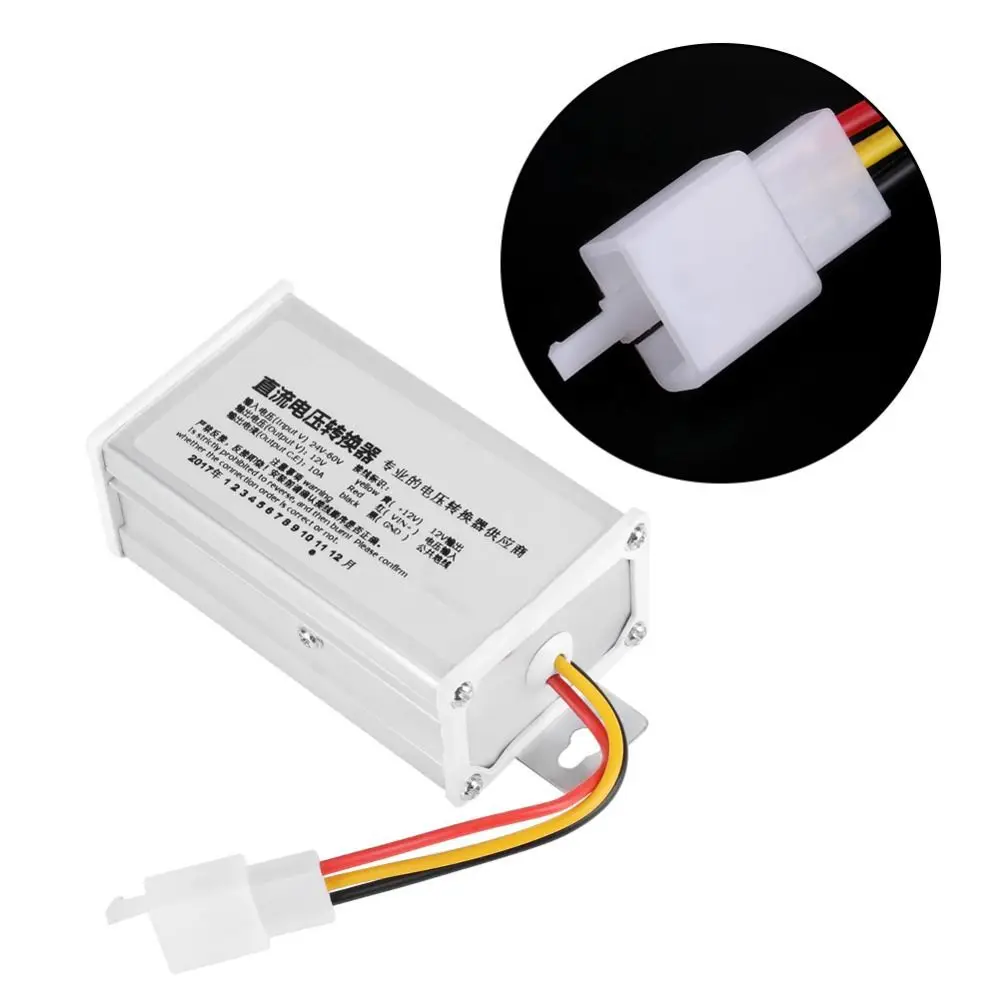 24V-60V Input DC Converter 12V Output 10A Current Voltage Converter 120W Power Step Down Transformer LED Lighting