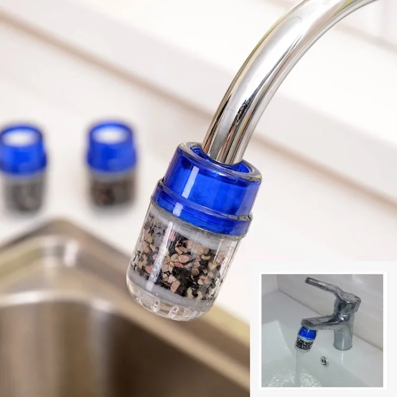 Water Filter Faucet Tap Activated Carbon Filter Faucet Household Purifier Remove Rust Sediment Kitchen and Household Accessories