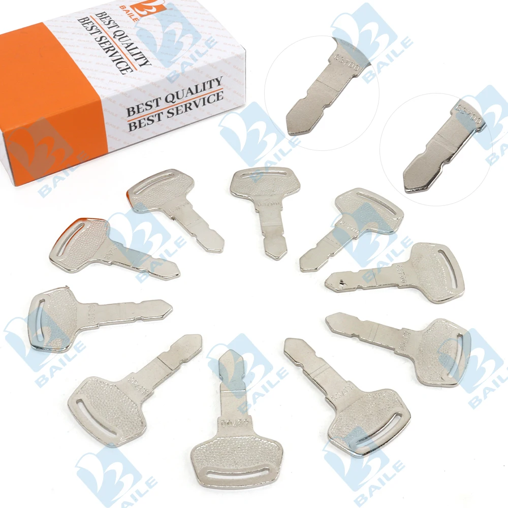 10PCS 15248-63700 Lgnition Keys For Kubota B Series Tractor Case & New Hollan 6C040-55432 Start Switch