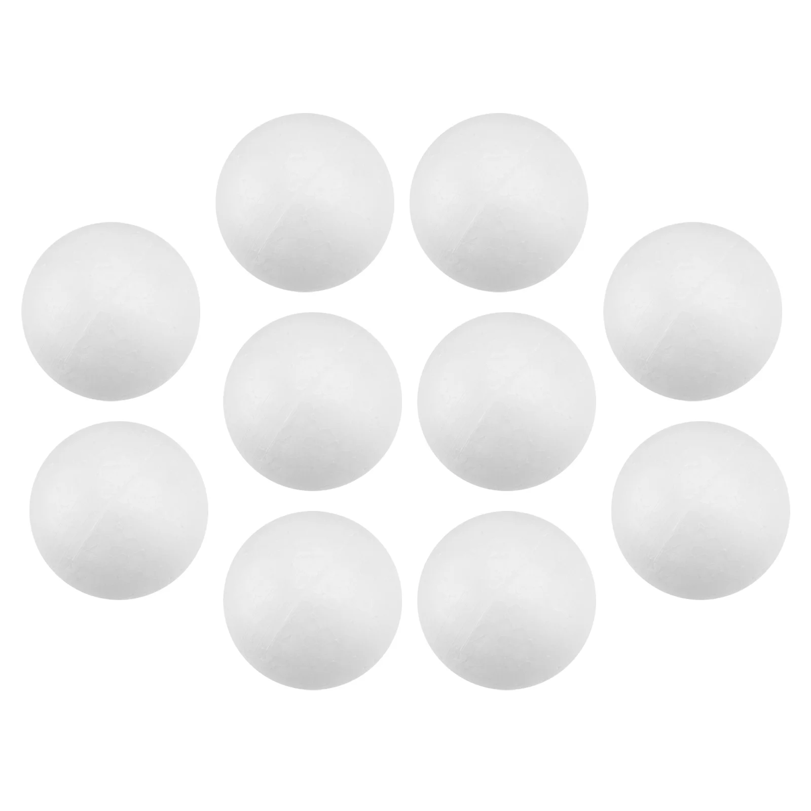 

10 Pcs Crafts Christmas DIY Ornament Decoration for Baubles Polystyrene Spheres Ornaments