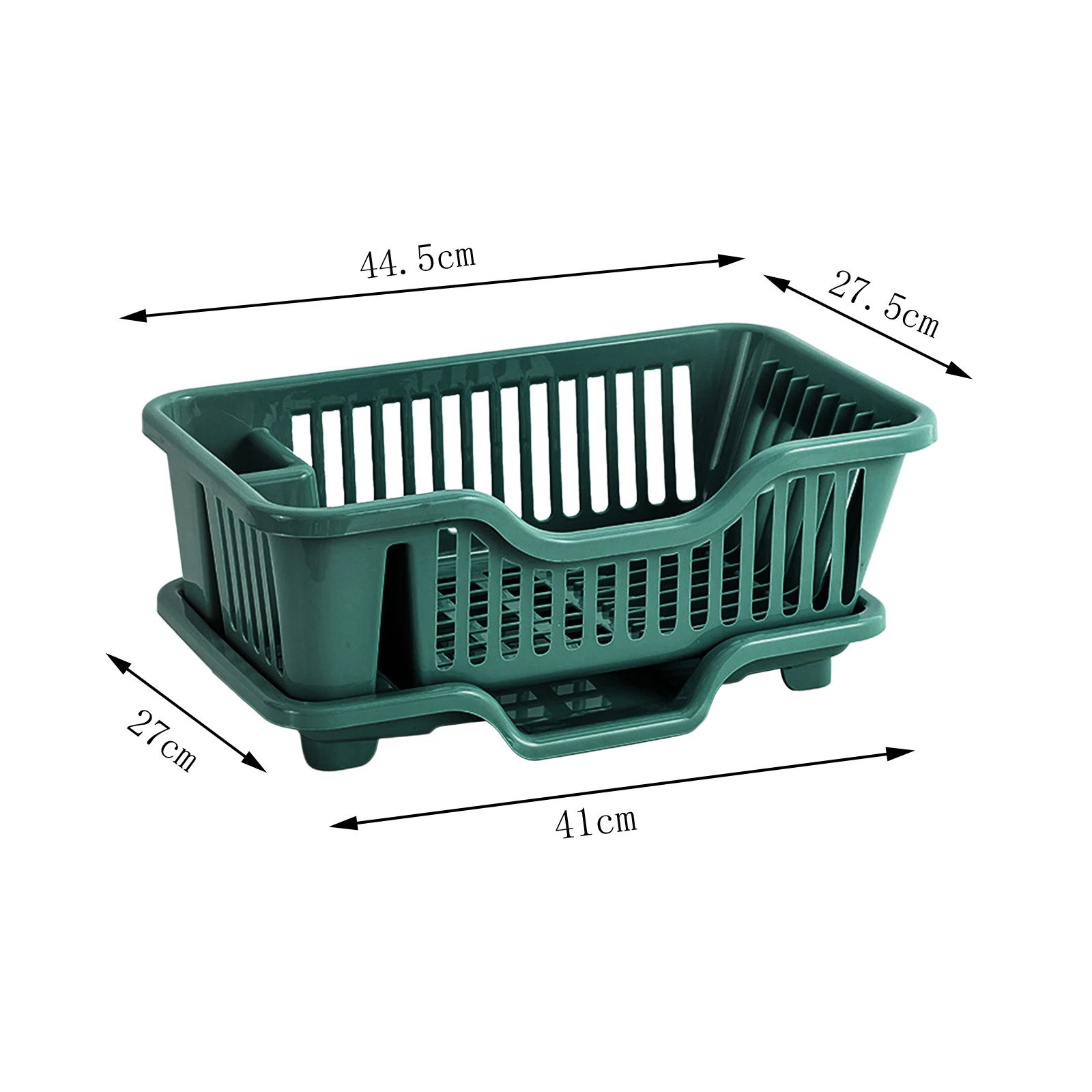 Dish Drying Rack Utensils Holder Dish Strainers with Drain Tray Sink Dish Drainer for Restaurant Kitchen Countertop Dining Room