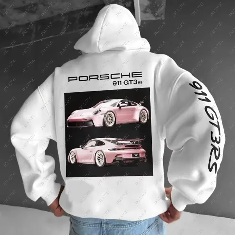 Autumn Winter Hoodies Men Children Boys Racing F1 Sportswear Casual Team Clothes Sweatshirt Gift Formula Oversize Car 911 GT3RS