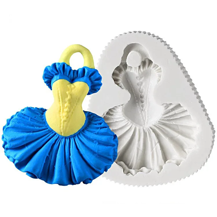 3D Bird Cage Angel Dress Silicone Mold Cake DIY Decoration Chocolate Mould Tools Aromatherapy Plaster Pendant Mould