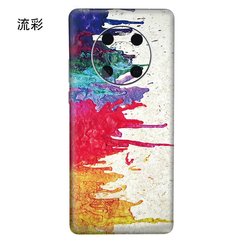 

Colorful Paintings Rear Sticker Wrap Skin For Huawei Mate 50 40 30 Pro Mate50 P60 P50 P40 P30 Pro P30Pro Phone Back Film