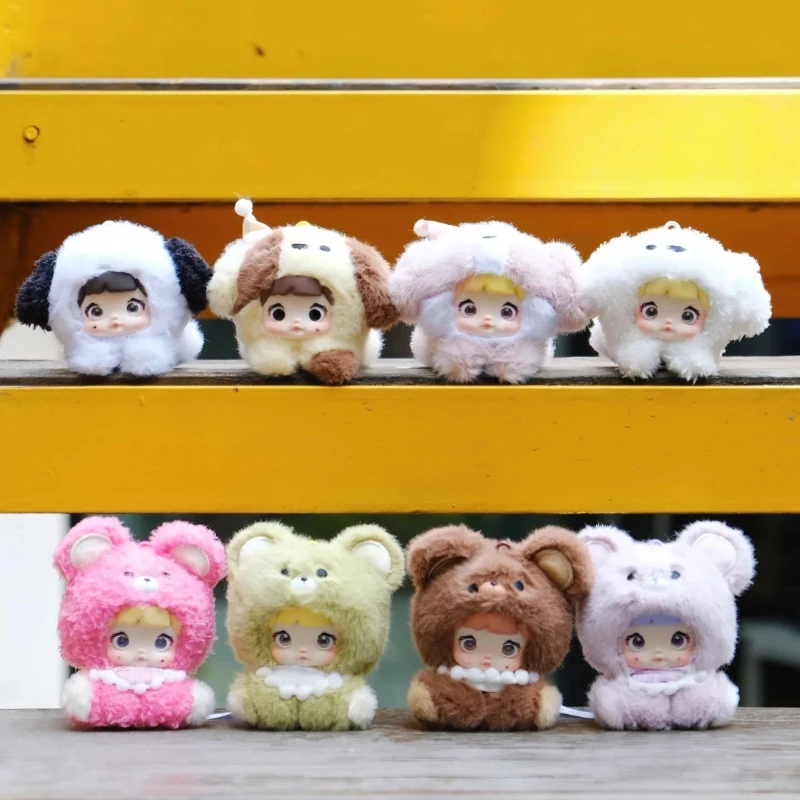 在庫あり 新品 ノミ純正 V4 ミバオシリーズ 可愛いグルー彫刻人形 ブラインドボックス オーナメント ドールバッグペンダント 女の子 誕生日プレゼント