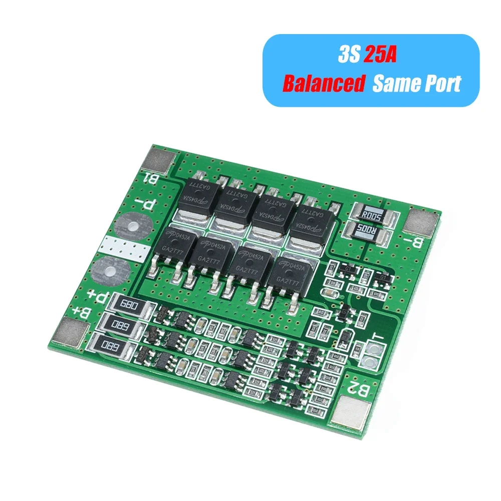 BMS 3S 4S 40A 60A Li-ion Lithium Battery Charger Protection Board 18650 For Drill Motor 11.1V 12.6V/14.8V 16.8V Enhance/Balance