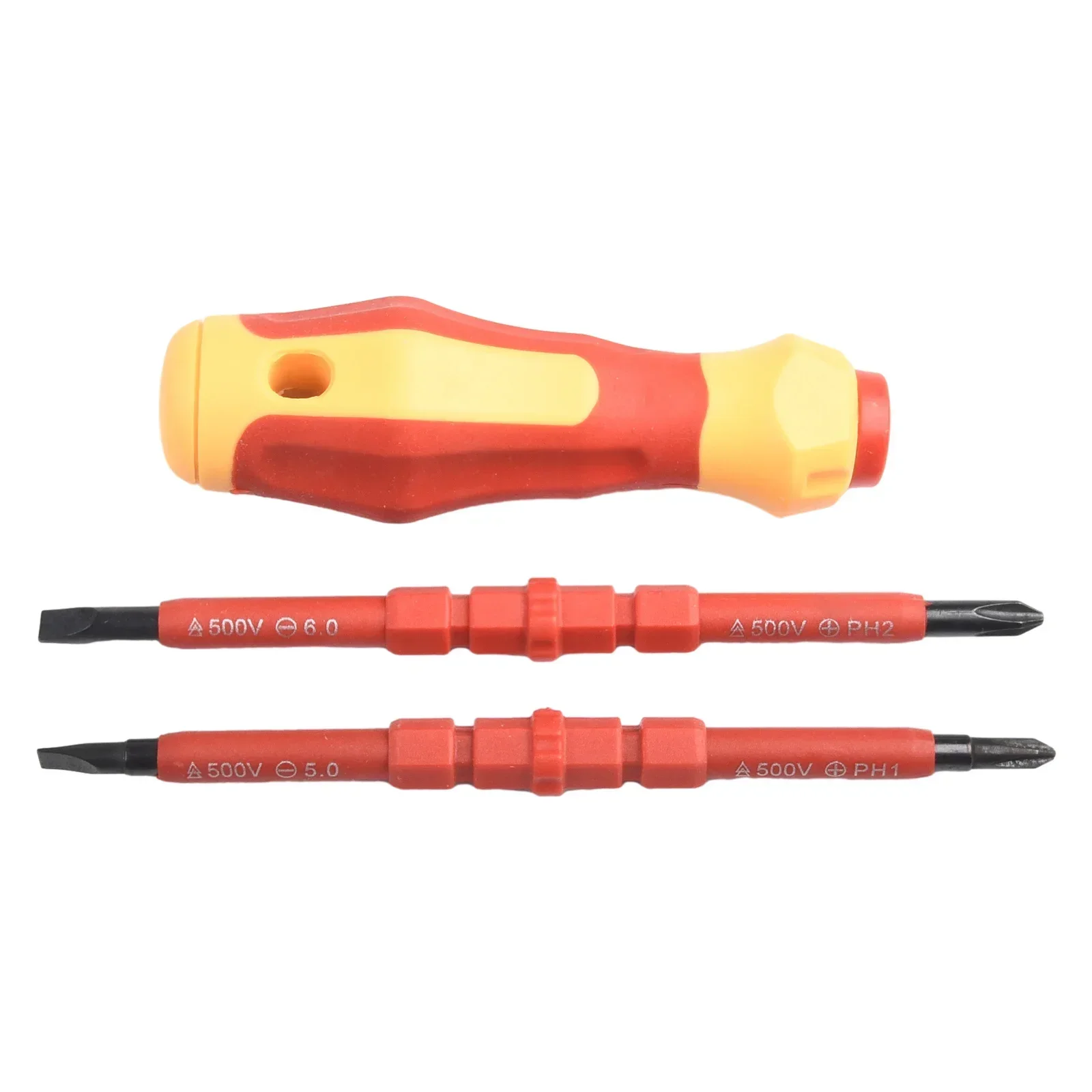 3PCS/set 112mm Multi-Purpose Electricians Slotted Cross Screwdriver Bit With Magnet For PH1 PH2 Repaire Hand Tool Accessories