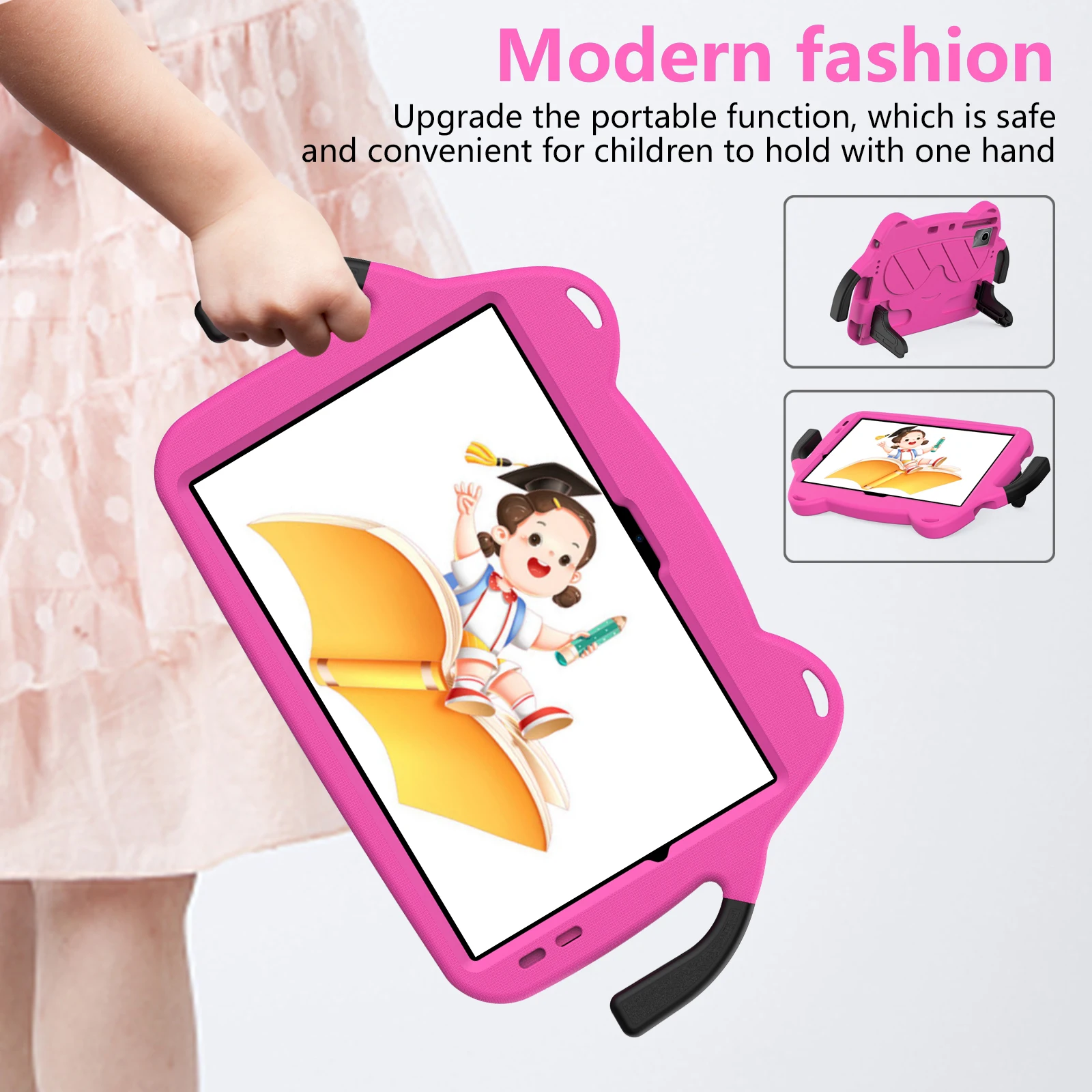 EVA スタンドケースユニバーサルレノボ Xiaoxin パッド 2024 タブ M11 P11 プラス TB-330FU 331FC J606F J607F J616F キッズかわいい Funda カバー