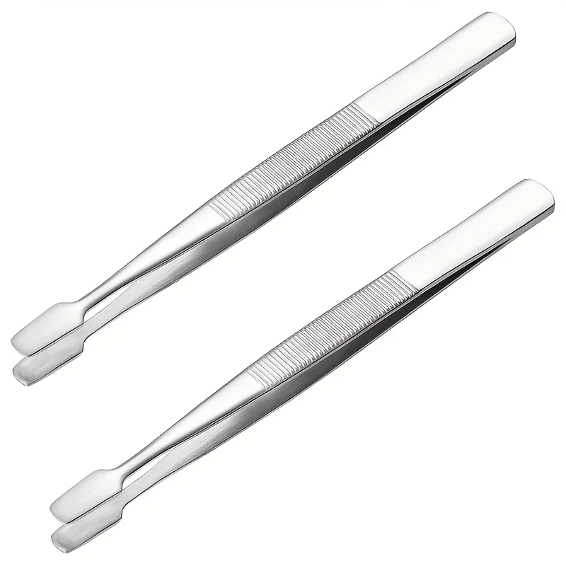 Stamp Tweezers Are Essential Tools for Philately Featuring Flat Wide Tips Perfect for Handling Stamps Coins And Photographs