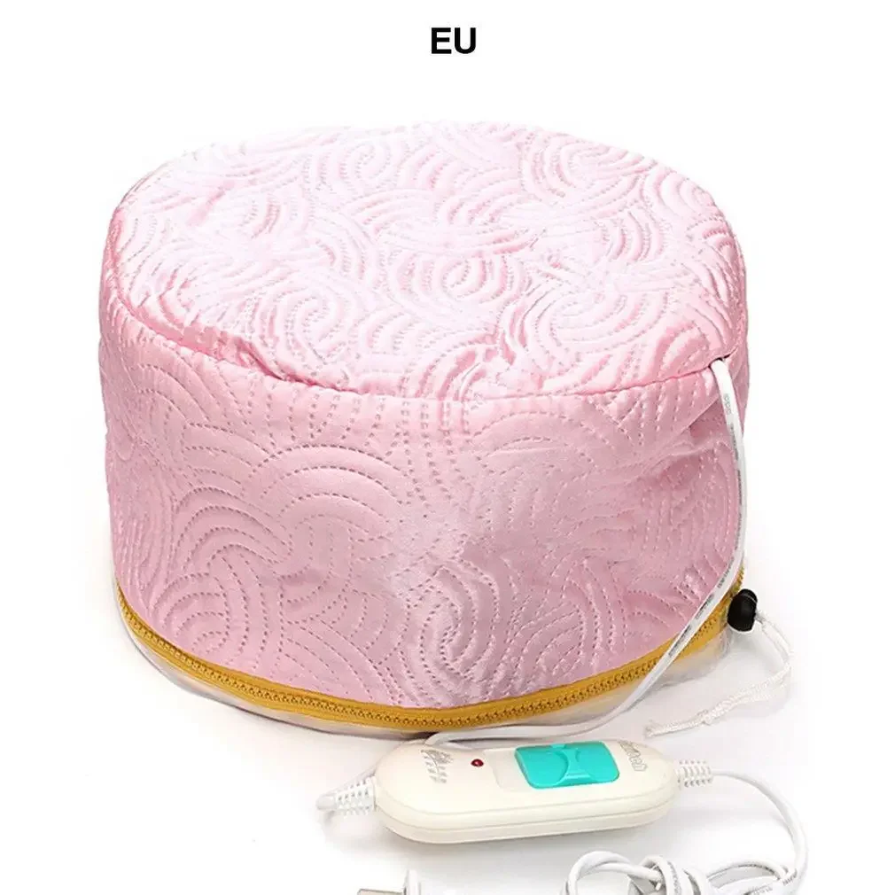 Electric Hair Cap Hat for Salon Spa Treatment with Thermal Nourishing Mask, Oil Baking, and Heat Dryer