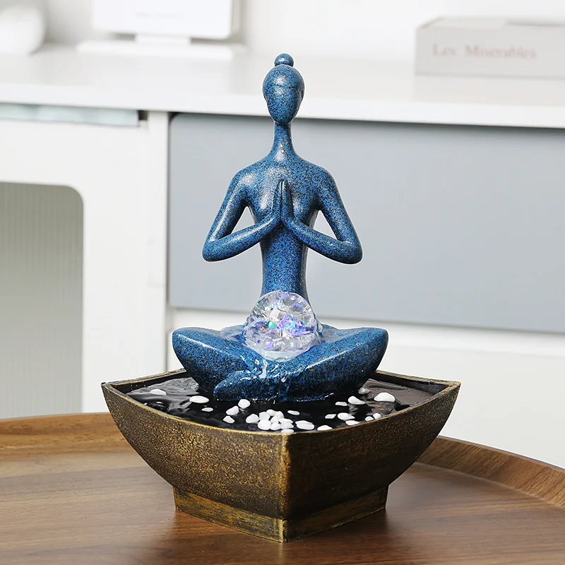 

Tabletop running water ornament small fountain