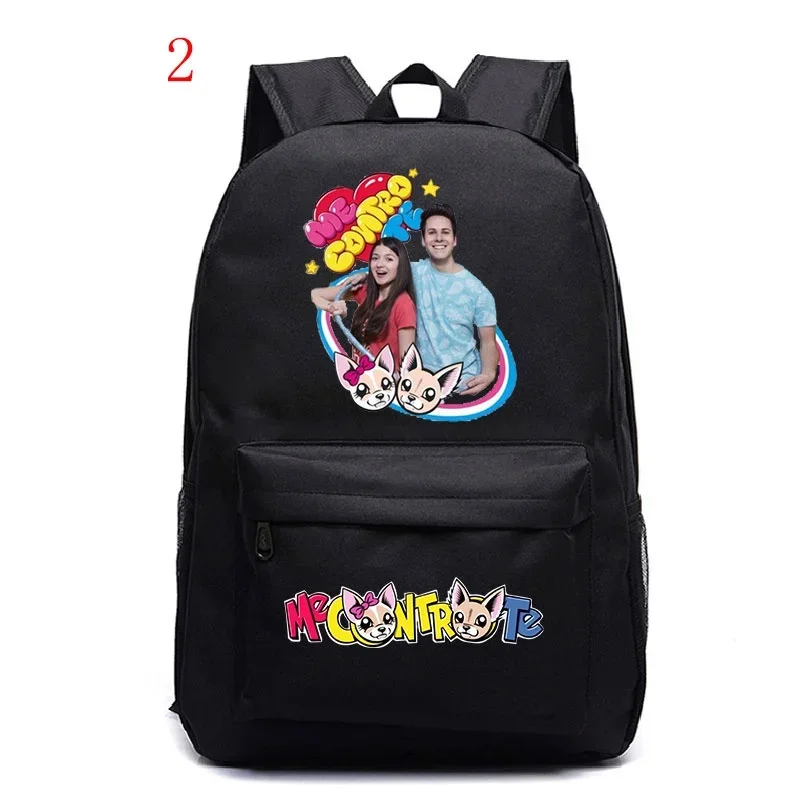 Mochila Me Contro Te Backpacks School Bags Boys Girls Kids Travel Bag Canvas Bagpacks School Backpack Men Women Casual Knapsack