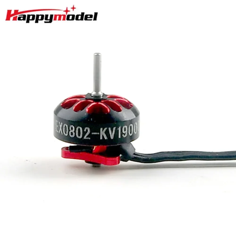 Happymodel New EX0802 14000KV/19000KV/25000KV 1-2S Mini Brushless Motor for RC FPV Racing, Freestyle, Mobula6 HD, Tinywhoop