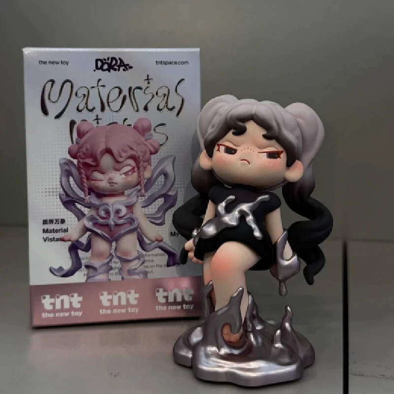 Dora Material Vistas Series Blind Box Mystery Box Toys Pvc Cute Action Anime Figure Kawaii Desktop Collect Model Birthday Gifts