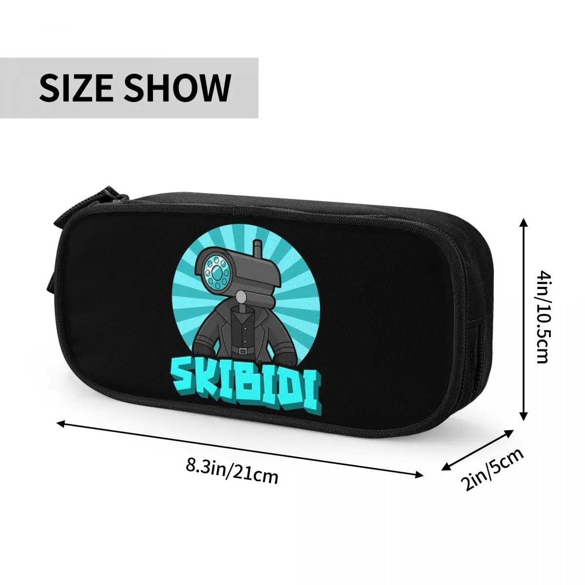 Game Titan Speakerman Skibidi Toilet Camera Titan Pencil Cases for Students School Pen Box Pencil Bag Large Storage Pencil Pouch