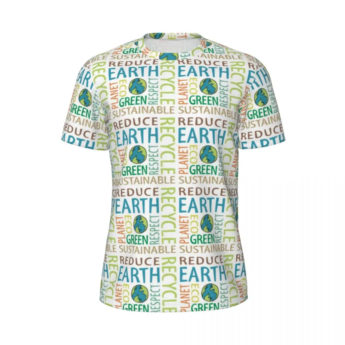 Word Art Print Running T Shirt Beach Earth Day Vintage T Shirts Popular Tshirt For Men Custom Tops Big Size 5XL 6XL