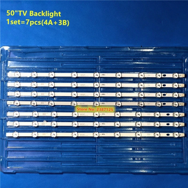 

463MM LED Backlight Strip Fo TX-50A300E TX-50A300B 50HYT62U 50'' NDV REV1.1 VES500UNDC-2D-N01 VES500UNDA-2D-N01