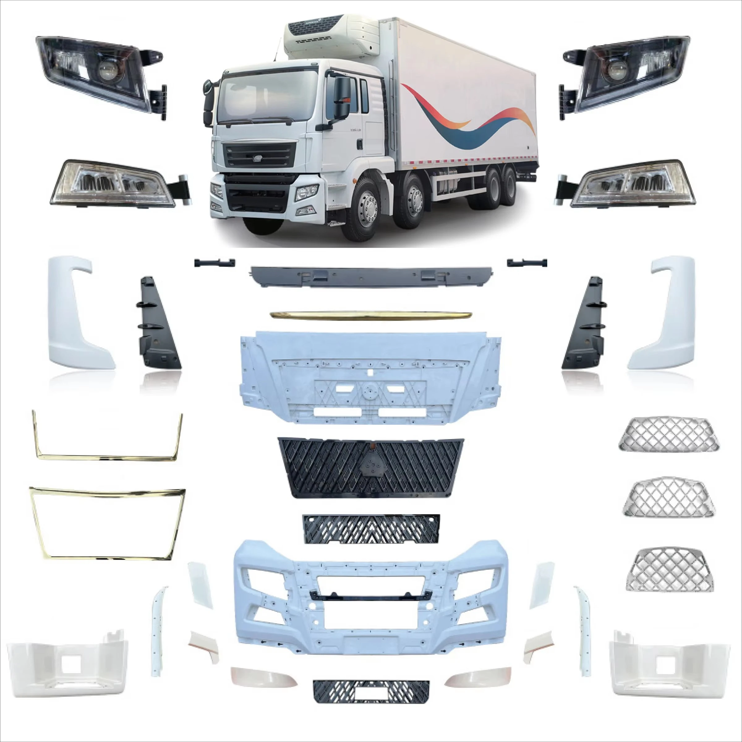 Sinotruk Howo 371 Trucks Parts HW76  Cabin  Howo Truck Part  Body Parts and Cabin Parts.