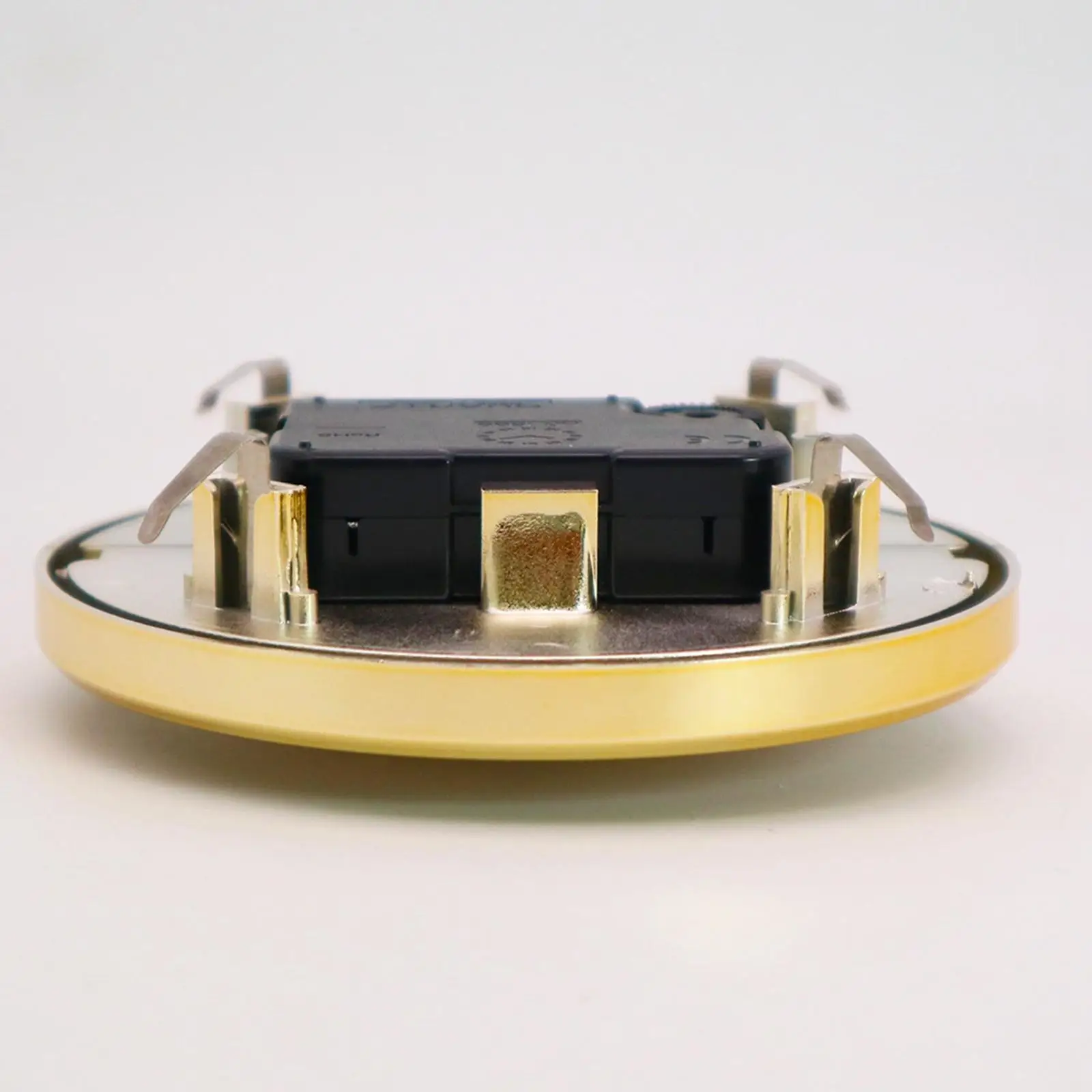 4.3inch Clock Insert Roman Numerals Gold Bezel Movement for Living Room Home DIY Repairing Bedroom
