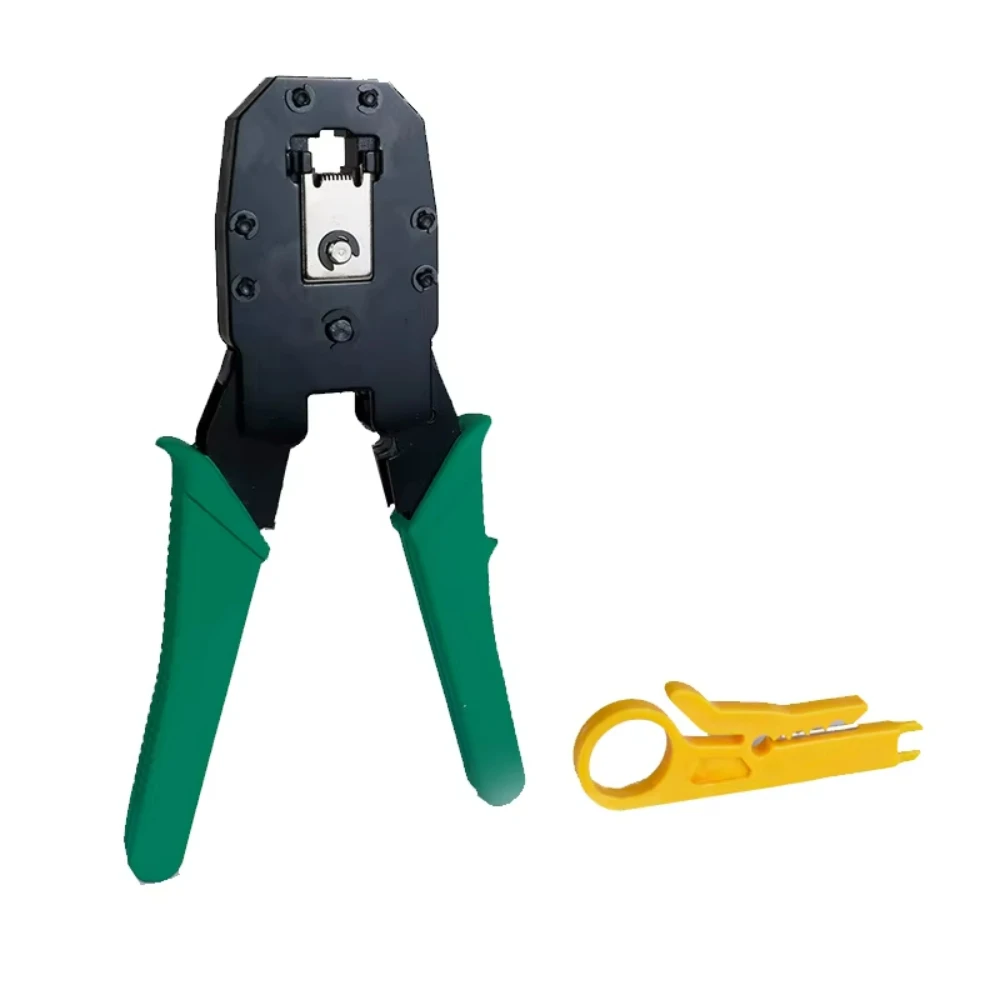

RJ45 Crimper RJ11 RJ45 Crimping Tool Ethernet Network LAN Cable Crimper Cutter Stripper Plier for 6P 8P RJ11 RJ12 RJ45