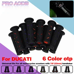 MOTO-GP Motorcycle Universal Handle Bar Grips for Ducati Supersport950 848EVO/1098/1198 Panigale 899 959 1199 1299 V4 V4S V4R V2