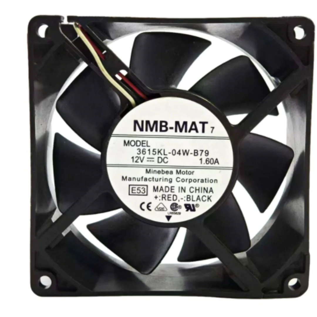 

NMB 3615KL-04W-B79 DC 12V 0.16A 92x92x38mm 3-Wire Server Cooling Fan