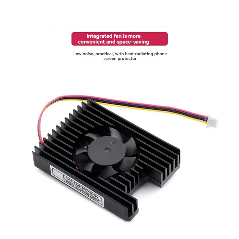 3007 Cooling Fan For Raspberry Pi Compute Module 5 5V 8000RPM PWM Radiator Aluminum Alloy Heat Sink For CM5