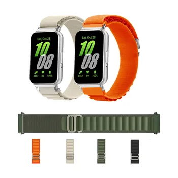 메탈 버클이 있는 나일론 루프 교체 밴드, 알파인 스트랩, 삼성 갤럭시 핏 3 핏 3 SM-R390