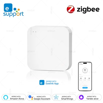 שער Zigbee 3.0 Hub USB גשר אלחוטי eWeLink אפליקציה שליטה מרחוק בית חכם אוטומציה עובד עם Alexa Amazon Google Alice