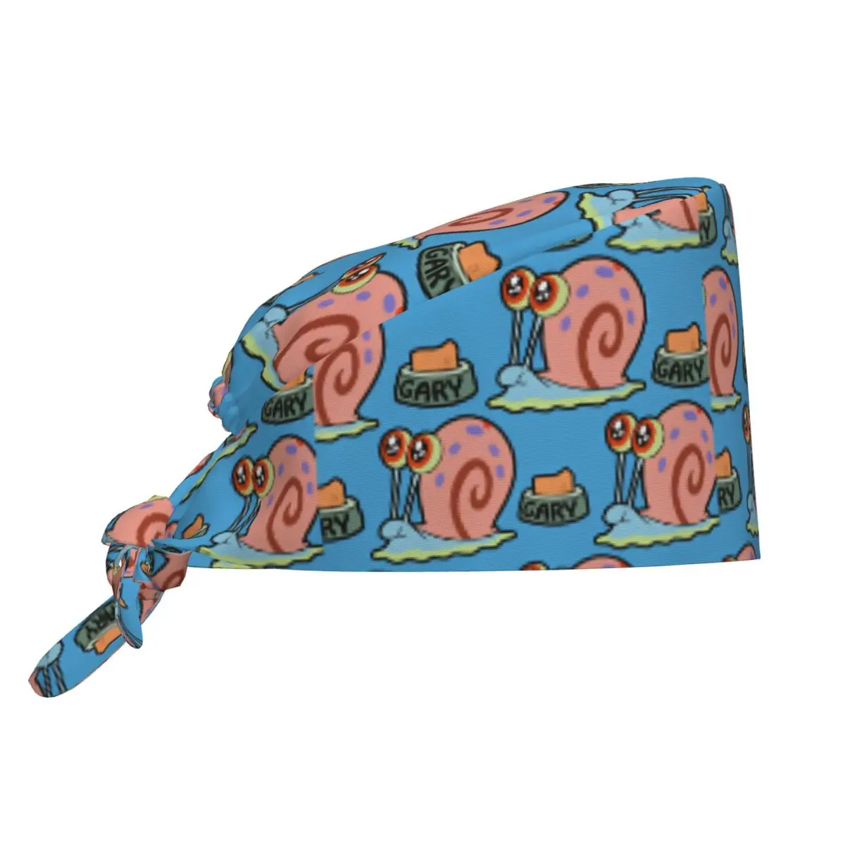 Nurse Hat SpongeBobs Plankton Work Scrubs Hat Kawaii Medical Hat For Unisex Holder Long Hair Custom Working Caps