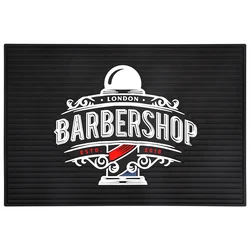 Barbershop Magnetic Mats Anti-slip Flexible Rubber Scissors Storage Pad Salon Countertop Heat Resistant Hairdresser Organizer