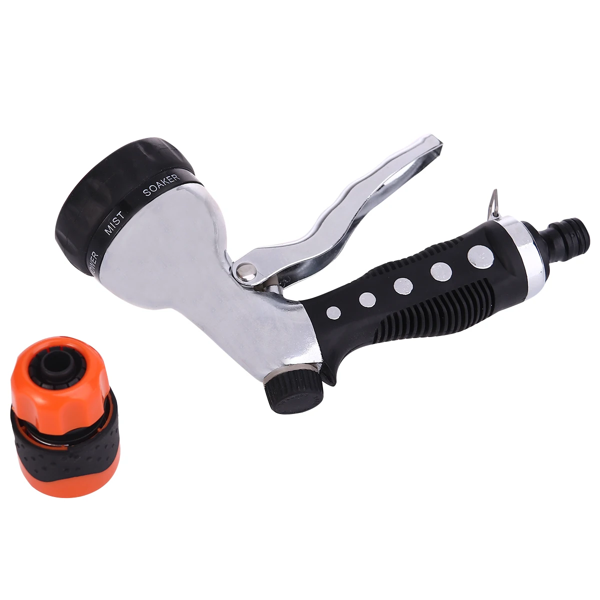 

Car Wash Water Gun High Pressure 7 Spray Patterns Slip Resistant Ergonomic Garden Hose Nozzle Cleaning Tool Saves Water