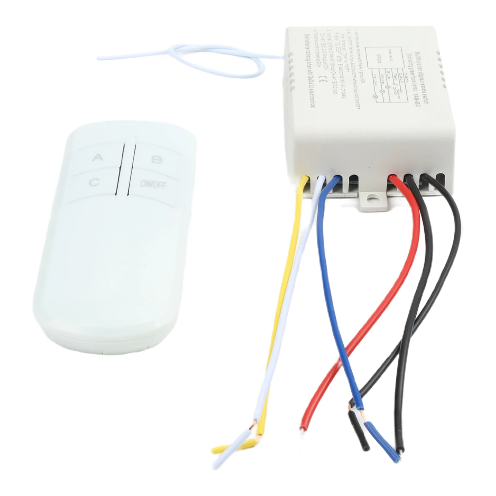 For Living Room Lighting 3-way Remote Switch Smart Remote Control Ceiling Light Module Plastic Housing Independent Coding System