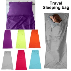 Sleeping Bag Liner Portable Outdoor Camping Hiking Hotel Single Liner Folding Travel Lightweight Envelope Traveling Bedding 